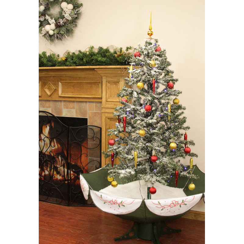 Northlight Musical Snowing 5.5' Pine Artificial Christmas Tree